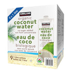 Kirkland Signature Sugar Free Organic Coconut Water, 9 x 1 L