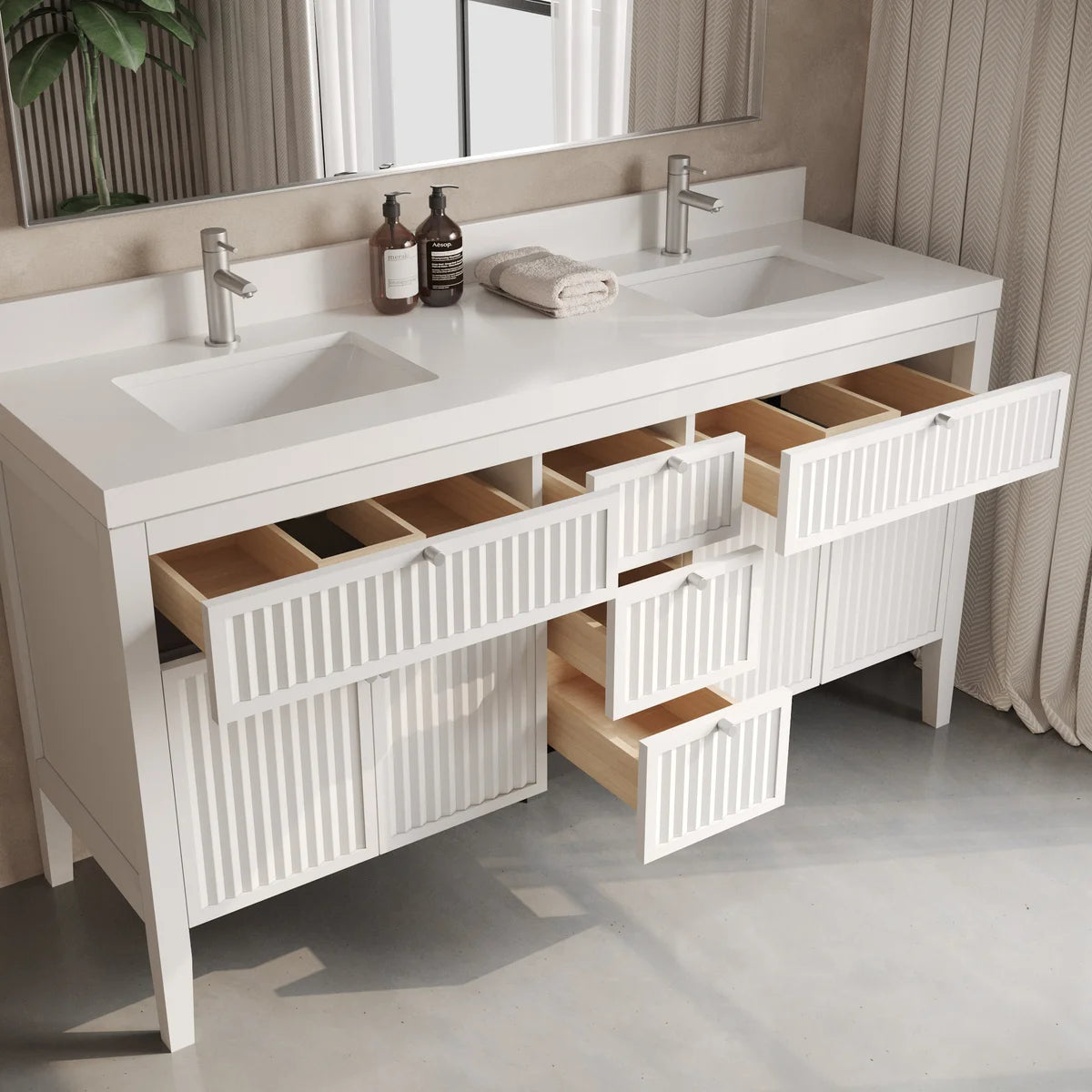 Forestmade Davos Bathroom Vanity in White
