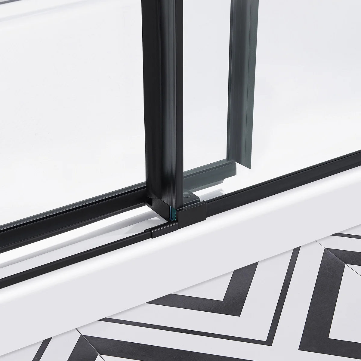 OVE Decors Dayton Frameless Glass Alcove Shower Door