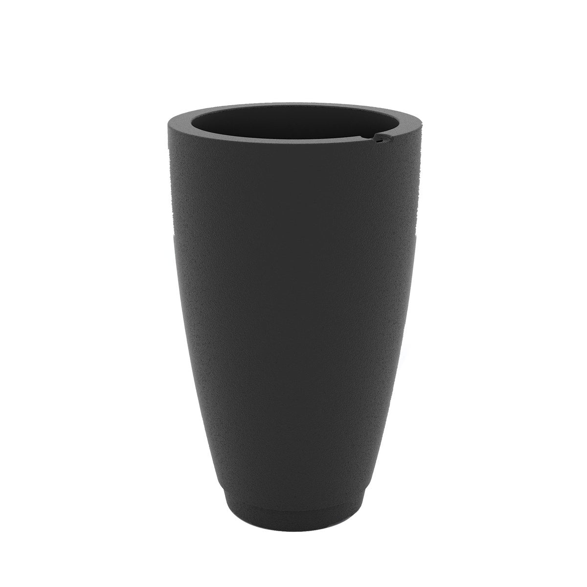 Caprio 26in Tall Self Watering Planter - Black