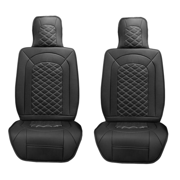 Alpena Black Diamond Universal Fit Luxury Seat Cover, 2-pack