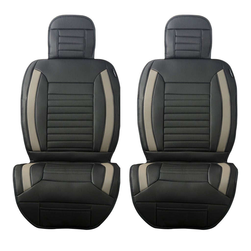 Alpena Grey Ultimate Universal Fit Luxury Seat Cover, 2-pack