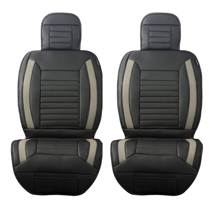 Alpena Grey Ultimate Universal Fit Luxury Seat Cover, 2-pack