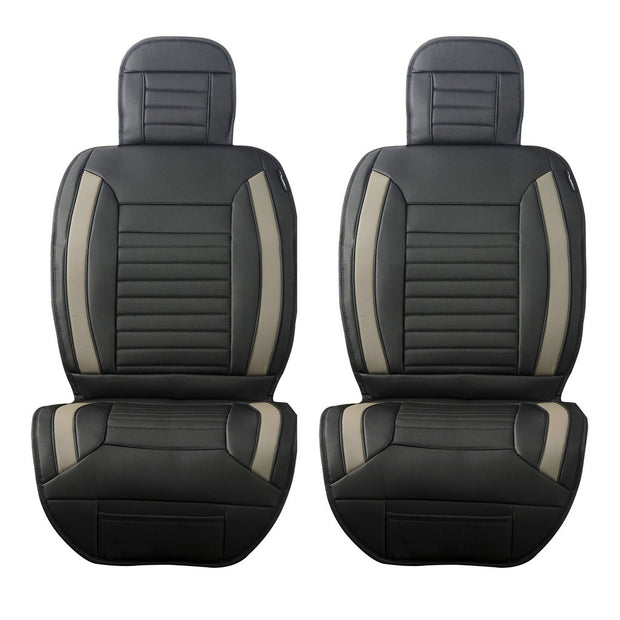 Alpena Grey Ultimate Universal Fit Luxury Seat Cover, 2-pack