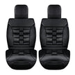 Alpena Black Padded Universal Fit Luxury Seat Cover, 2-pack