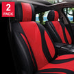 Alpena Red Racer Universal Fit Luxury Seat Cover, 2-pack