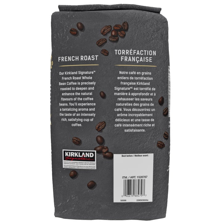 Kirkland Signature French Roast Whole Bean Coffee, 1.13 kg