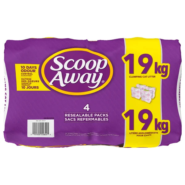 Scoop Away Complete Performance Clumping Cat Litter, Scented, 42 Pounds (19 kg)