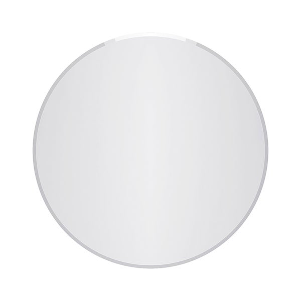 Appollo Avia Modern 45.7 cm (18 in.) Round Frameless Beveled Mirror