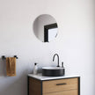 Appollo Avia Modern 45.7 cm (18 in.) Round Frameless Beveled Mirror