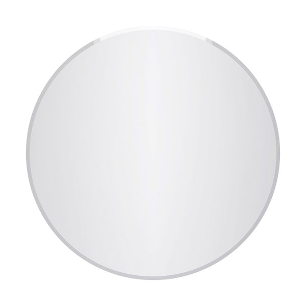 Appollo Avia Modern 60.9 cm (24 in.) Round Frameless Beveled Mirror