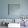 Appollo Summer Modern 61 cm (24 in.) Square Frameless Beveled Mirror