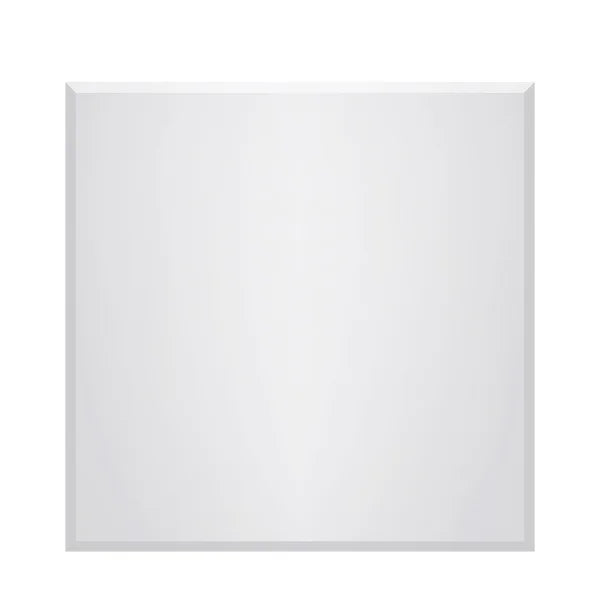 Appollo Summer Modern 61 cm (24 in.) Square Frameless Beveled Mirror