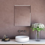 Appollo Kaden Modern 55.8 cm x 71 cm (22 in. x 28 in.) Rectangular Frameless Beveled Mirror