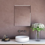 Appollo Kaden Modern 55.8 cm x 71 cm (22 in. x 28 in.) Rectangular Frameless Beveled Mirror