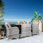 Allspace 3-piece Balcony Patio Bistro Set