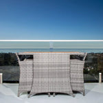 Allspace 3-piece Balcony Patio Bistro Set