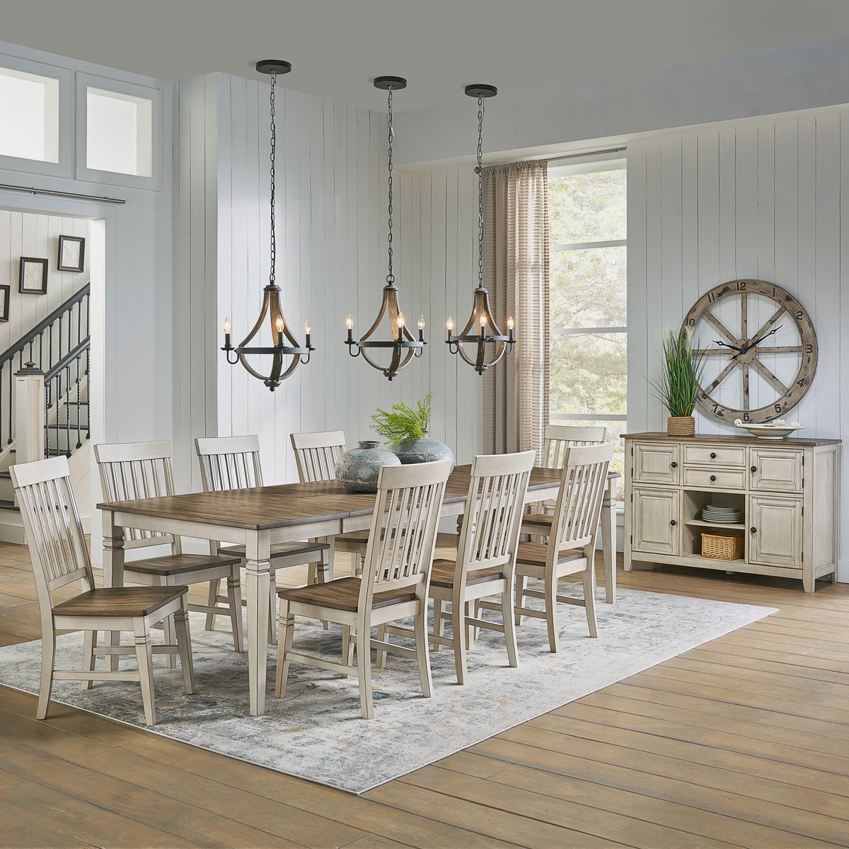 Shaker Traditional 10-piece Dining Room Set
