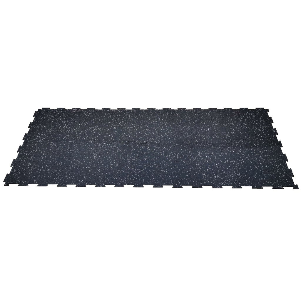 Rubber King Challenger Series Interlocking Floor Tiles, 10-pack