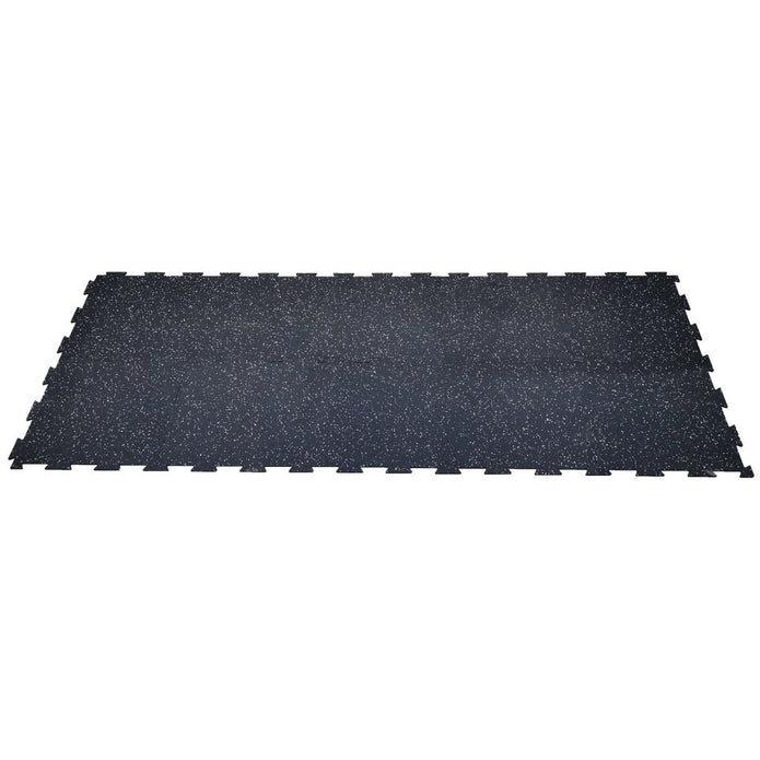 Rubber King Challenger Series Interlocking Floor Tiles, 10-pack