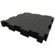 Rubber King Challenger Series Interlocking Floor Tiles, 10-pack