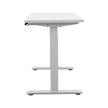 Motionwise 121.92 cm × 60.96 cm (48 in. × 24 in.) Electric Height Adjustable Standing Desk with Antibacterial Desk Top, White