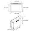 Paramount Premium Modern 76.2 cm (30 in.) Electric Fireplace Insert