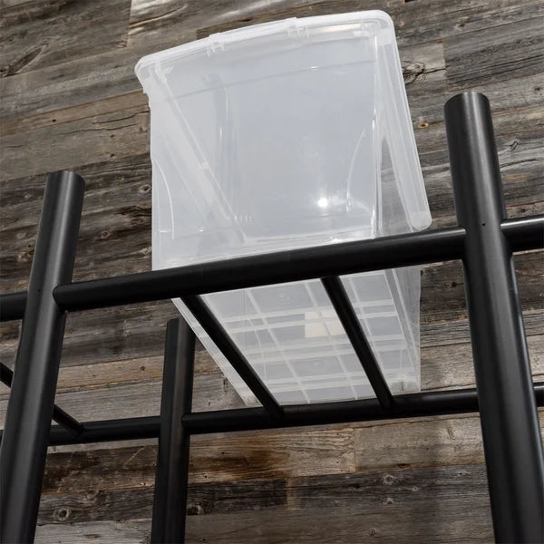 Bin Warehouse Heavy-Duty Tote Rack