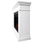 Real Flame Centennial Grand Electric Fireplace, White