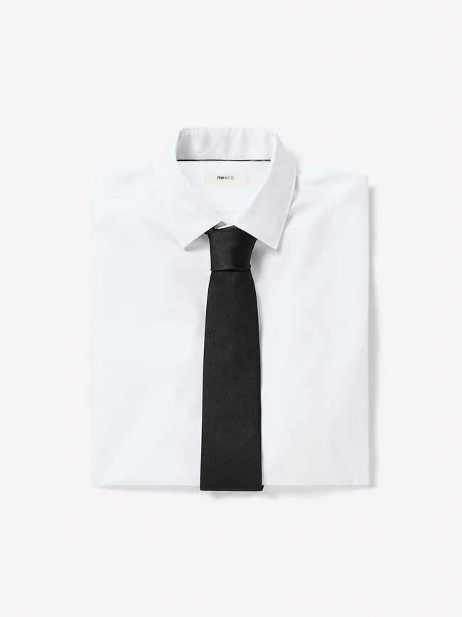 Regular-Fit Solid Supima (R) Twill Dress Shirt