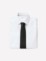 Regular Fit Solid Supima Twill Dress Shirt