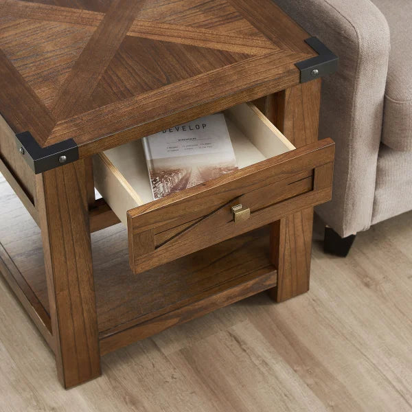 Storm Contemporary Side Table