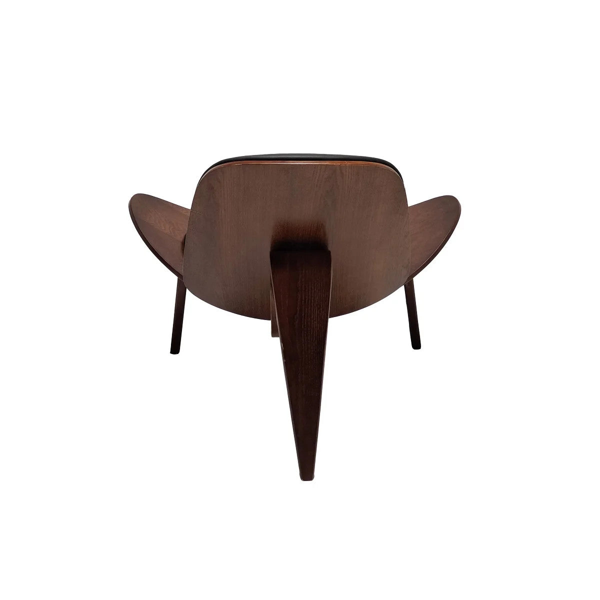 Shell Contemporary Top Grain Leather Chair
