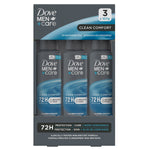 Dove Men+Care Antiperspirant Dry Spray, 3 x 107 g