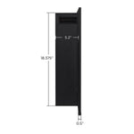 Real Flame 124.5 cm (49 in.) Wall Mount/Recessed Electric Fireplace Insert