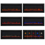 Real Flame 124.5 cm (49 in.) Wall Mount/Recessed Electric Fireplace Insert