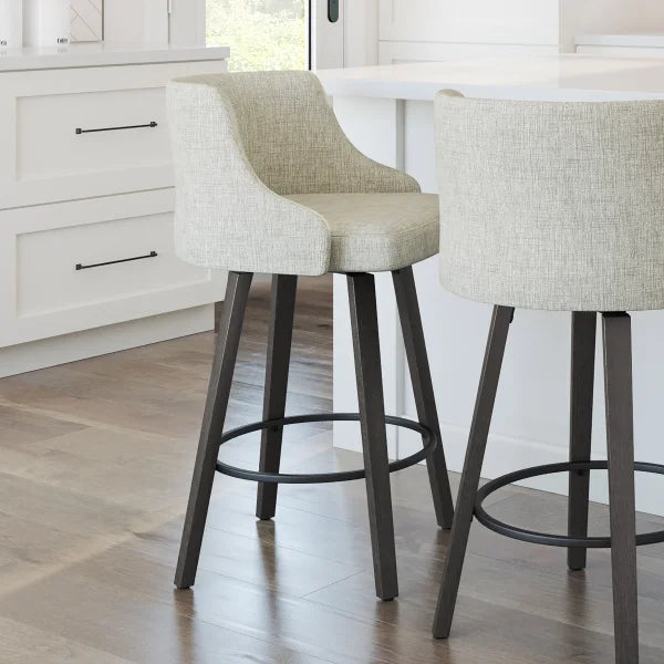 Amisco Ramon Contemporary Swivel Counter Stool
