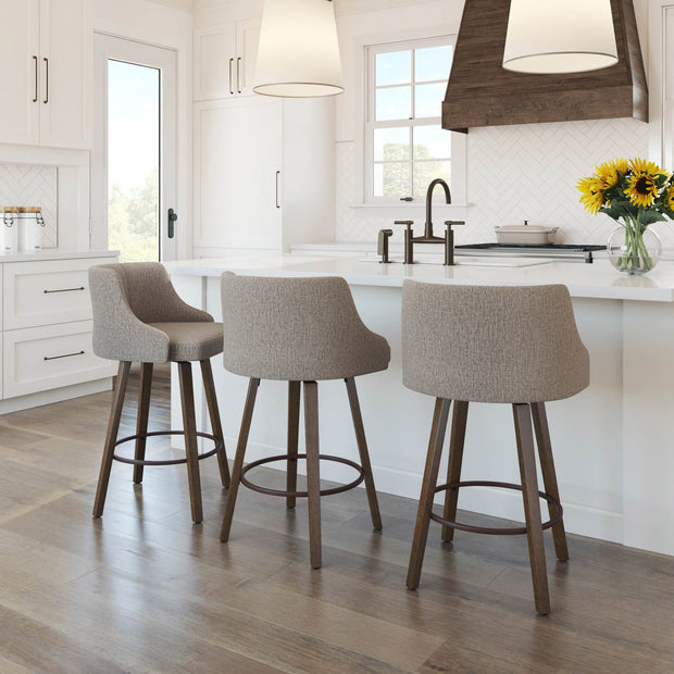 Amisco Ramon Swivel Counter Stool