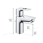 Mono Block Bathroom Faucet