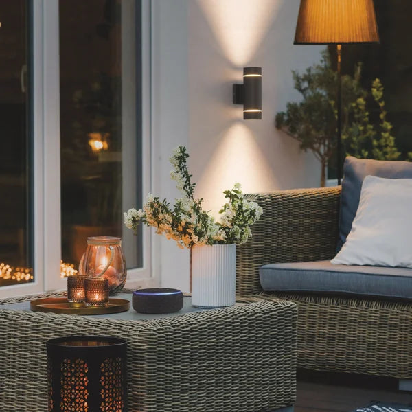 Atomi Smart Wi-Fi Rotundus Outdoor Wall Sconces -2-pack