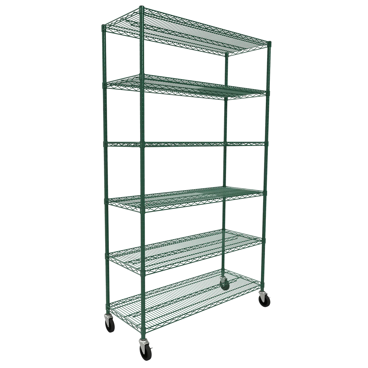 Epoxy Zinc Wire Rack 6 Shelves, 76