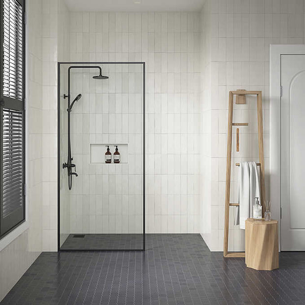 OVE Decors Anisa 36 in. Walk-In Shower Panel, Clear Glass