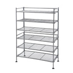 Seville Classics 3-Tier Stackable Sturdy Steel Mesh Utility Shoe Rack
