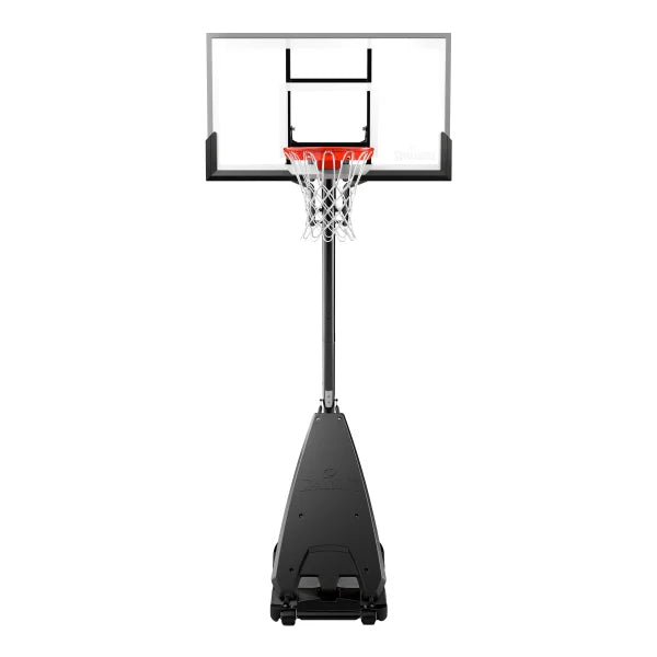 Spalding 137 cm (54-in.) Glass Ultimate Hybrid Portable Basketball System