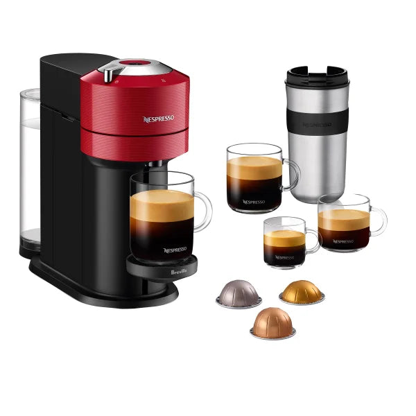 Nespresso Vertuo Next Coffee and Espresso Machine by Breville, Red