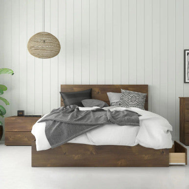 Rubicon 2-piece Rustic Queen Storage Bedroom Set