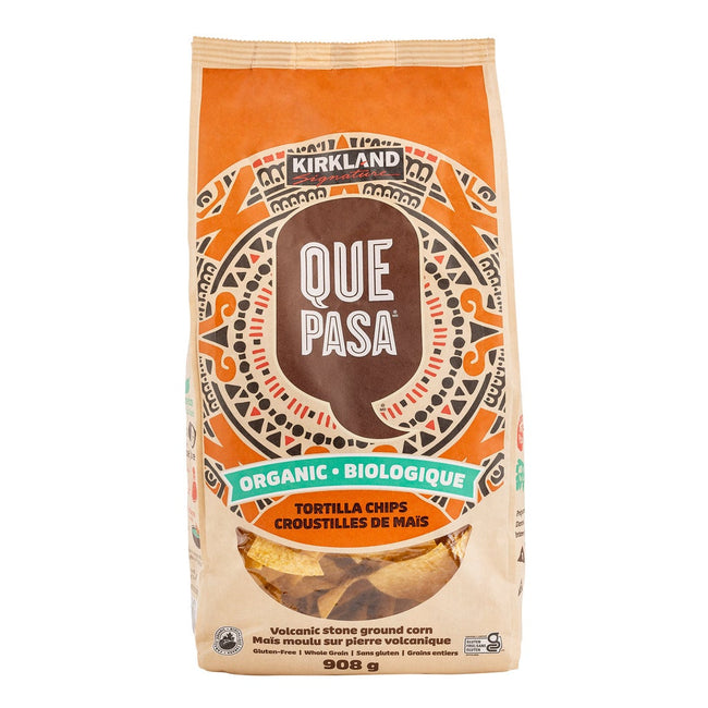 Kirkland Signature Organic Que Pasa Tortilla Chips, 908 g