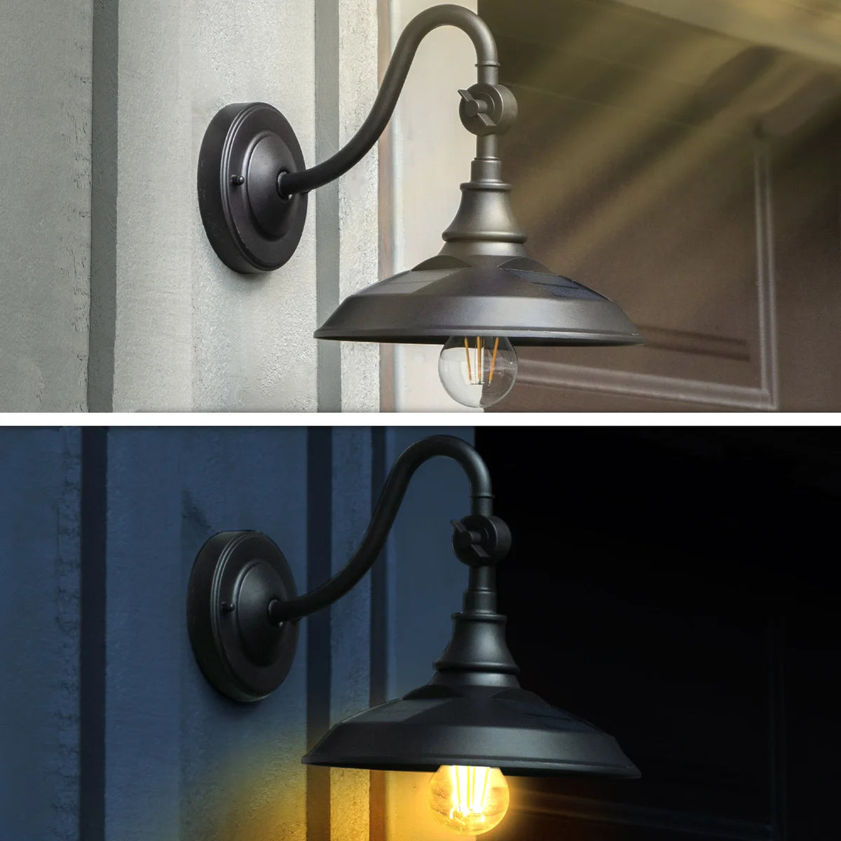 Classy Caps Solar Barn Light