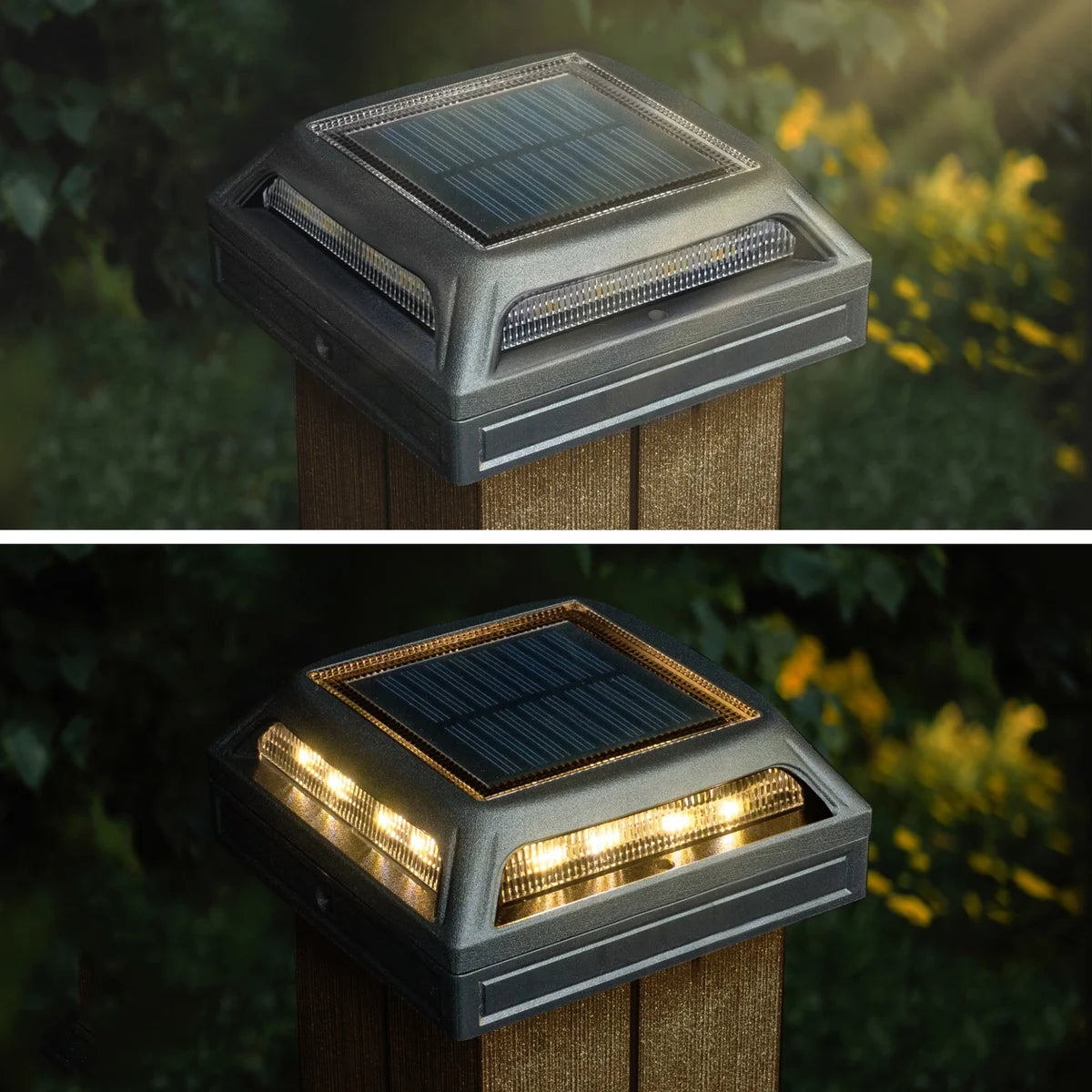 Classy Caps Muskoka Universal Solar Deck and Post Light, 2-pack