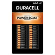 Duracell CopperTop AAA Batteries with PowerBoost Ingredients, 40 count